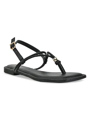 Patagonia Flat Shoes Rocia By Regal Black Women Casual Flat Sandals