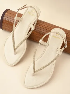 D'orsay Shoes Flats Rocia By Regal Gold Women Diamond Thong Flat Sandals