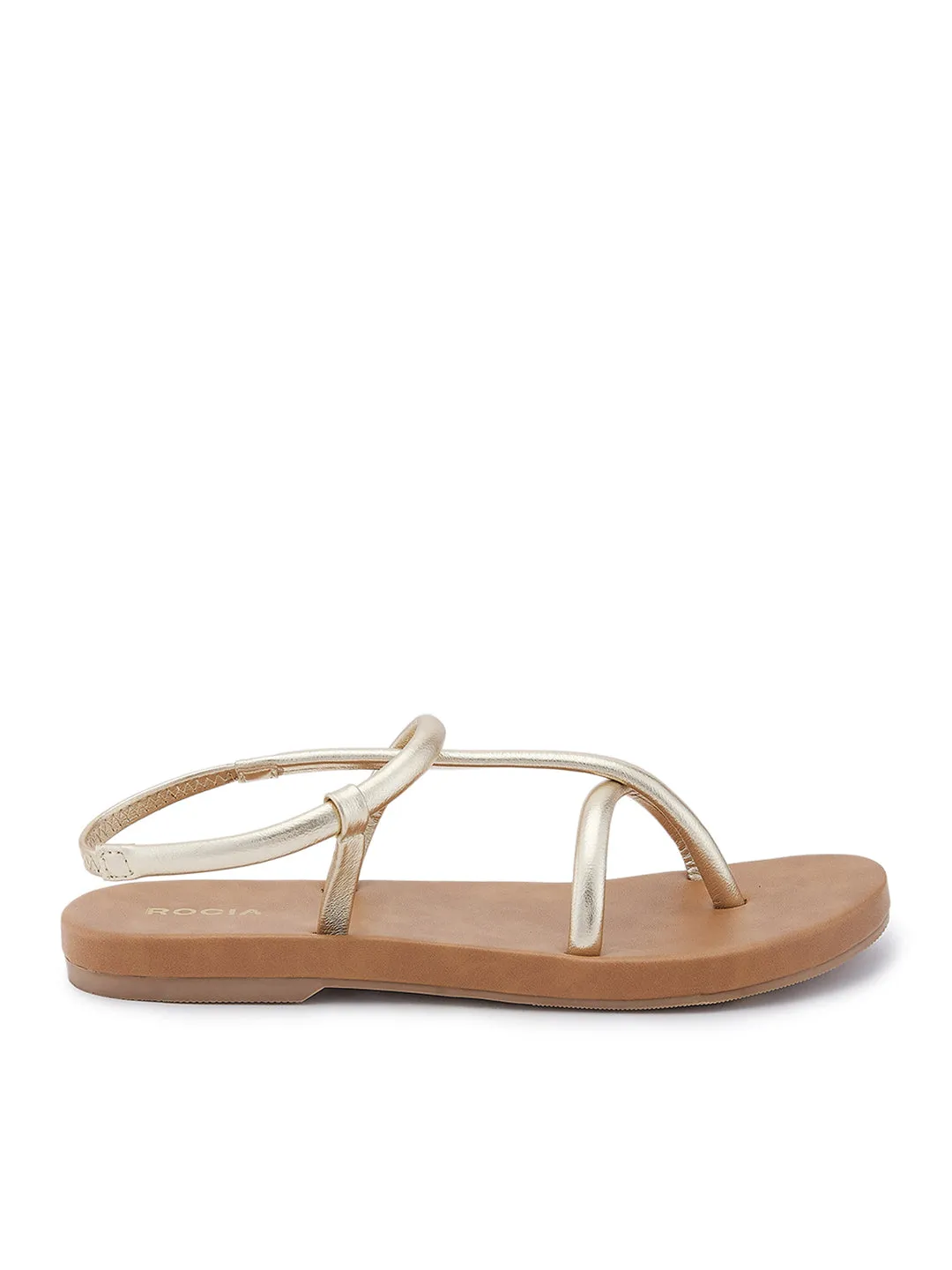 Rocia By Regal Gold Women Smart Casual Flats Good Dress Shoes