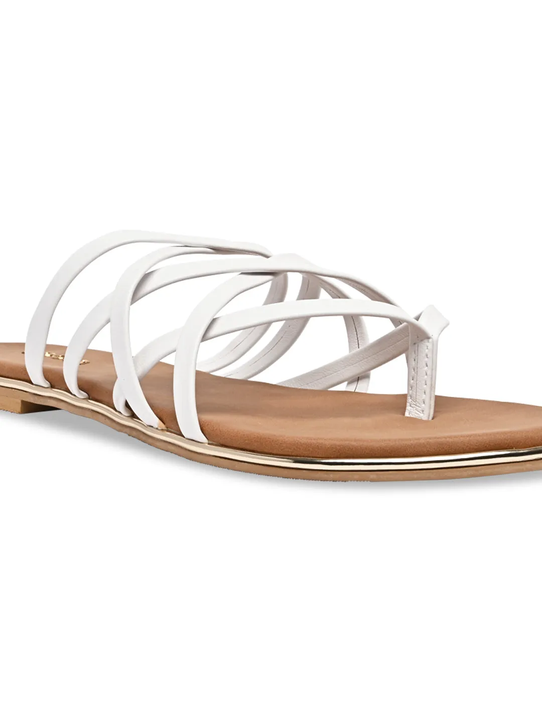 Quotes About Flat Shoes Rocia By Regal White Women Strappy Flats