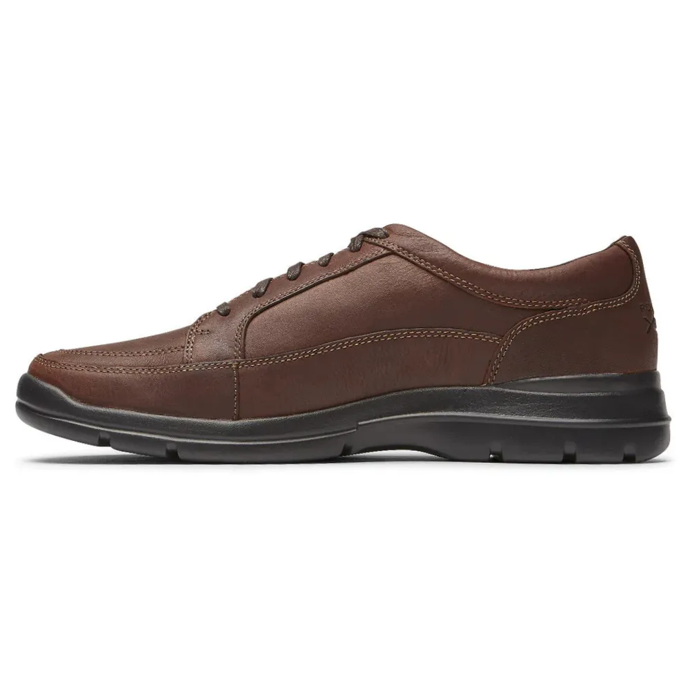 Best Casual Shoes Uk Rockport Junction Point Chocolate Leather Lace-Up Shoe (Men's)