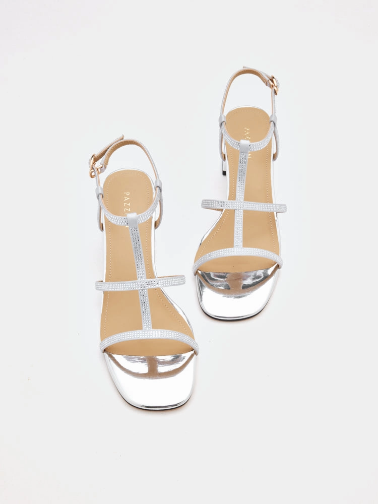 Rumi Crystal Embellished Strappy Sandal Heels Best Outdoor Sandals