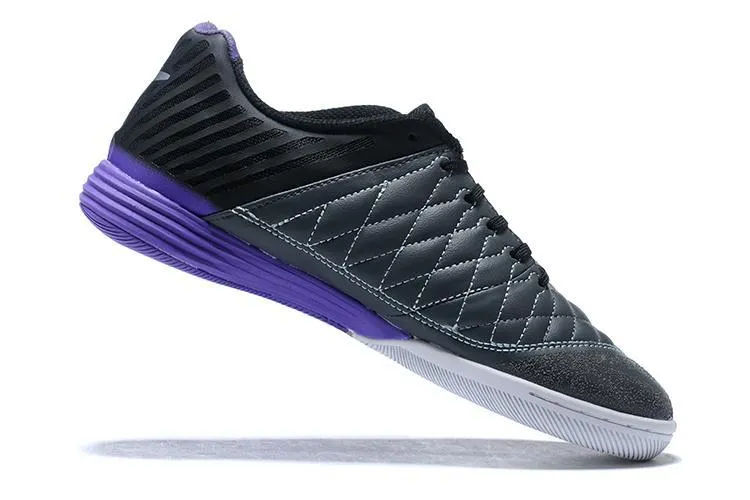 Nike Lunar Gato II IC Soccers Cleats Shoes Purple Black Best Nike Shoes For Plantar Fasciitis