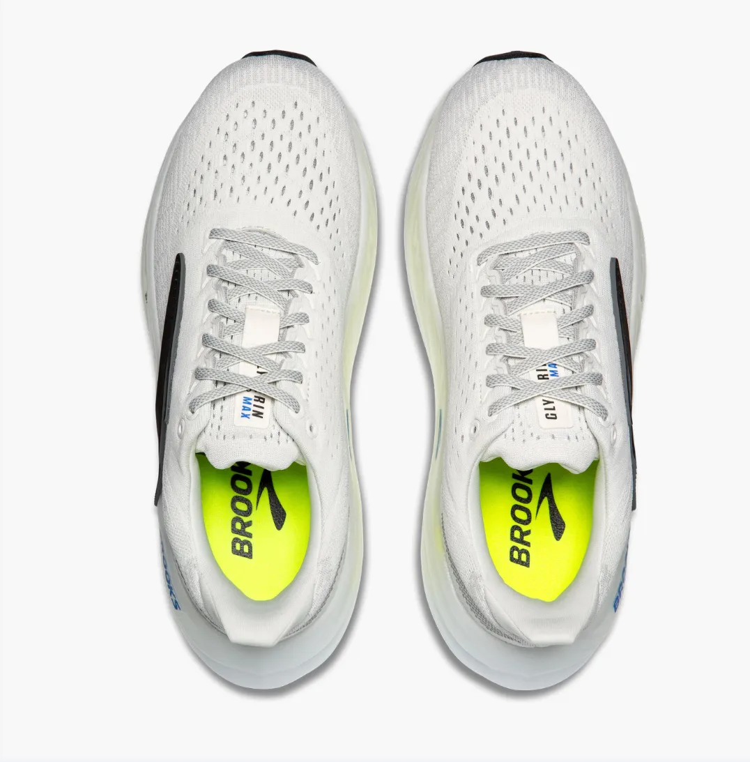 Brooks Mens Glycerin Max- Grey/Black/Nightlife  (1104471D099) Cloud Running Shoe