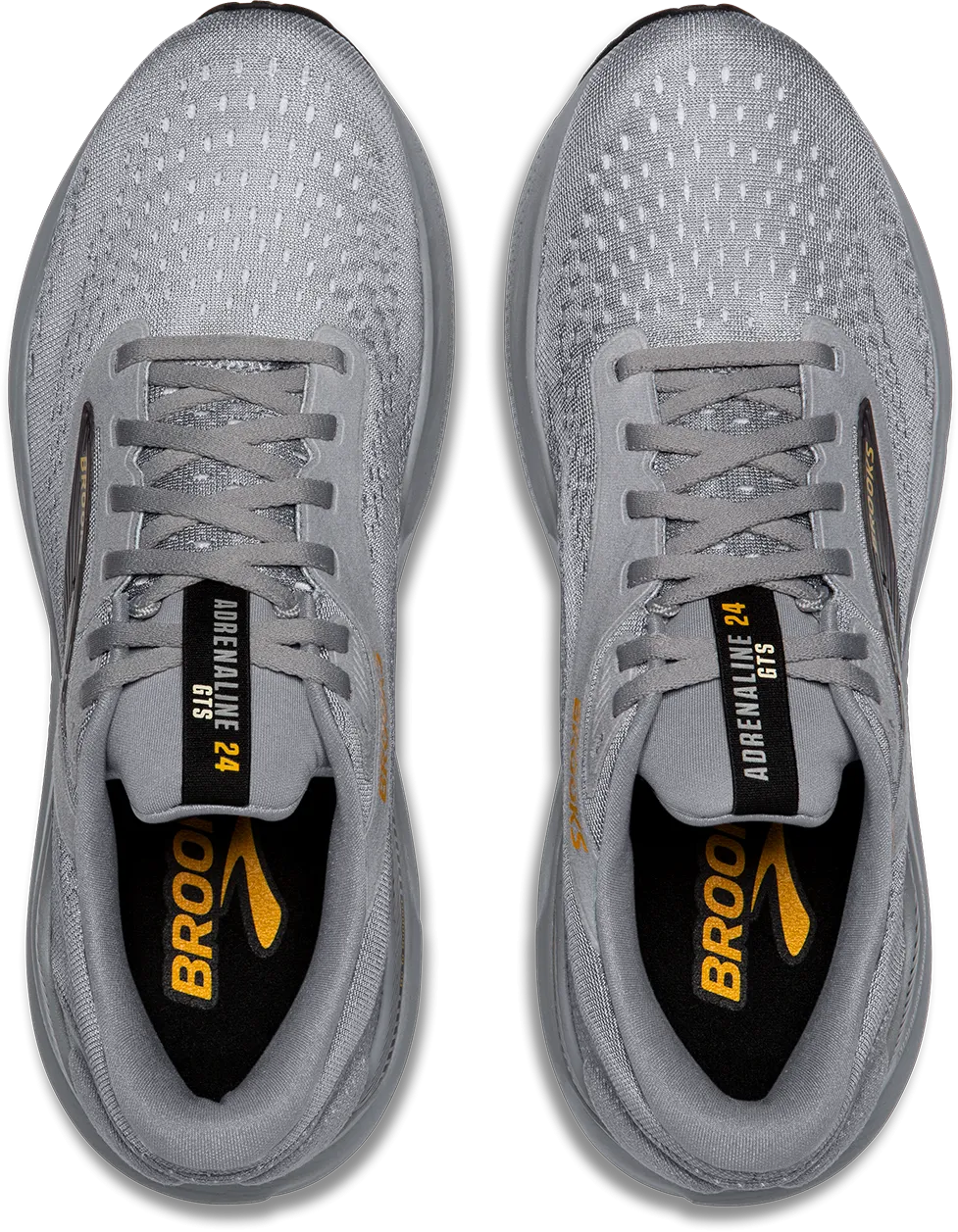 Men's Adrenaline GTS 24 WIDE (084 - Alloy/White/Gold Fusion) Best Daily Trainer Running Shoes