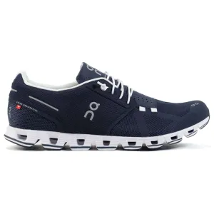 On Cloud Navy White Men's Mesh Running Shoes Running Shoes For Achilles Tendonitis
