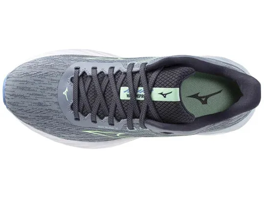 Mizuno | Wave Inspire 21 | Men's | Tradewinds/Neo Mint Running Shoe Inserts For High Arches