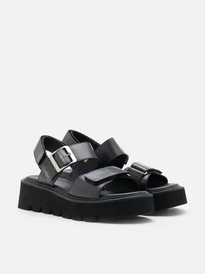 [SALE]Addison Buckled Platform Sandals Hiking Sandals With Arch Support