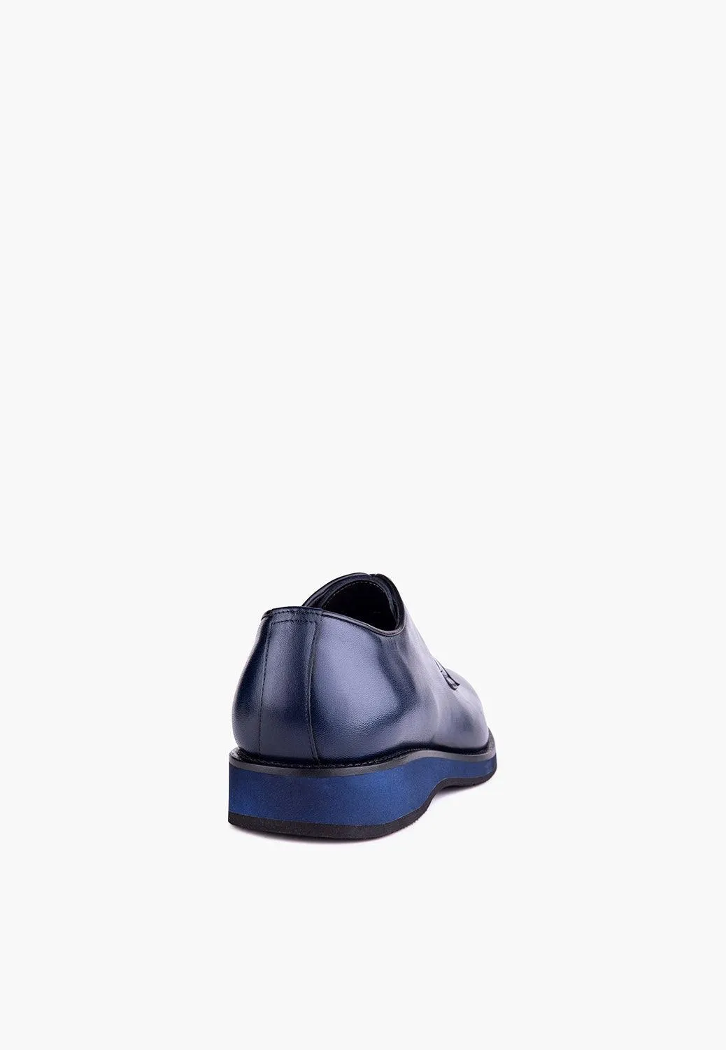 San Diego Mens Navy Calfskin Leather Dress Lightweight Shoe Best Dress Shoes Winter