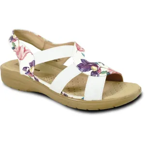 kozi Women Sandal OY3132 Comfort Wedge Sandal Flower Hike Sandals