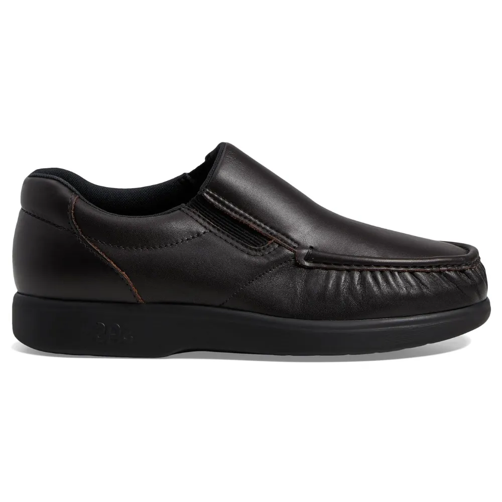 SAS Side Gore Cacao Leather Loafer (Men's)