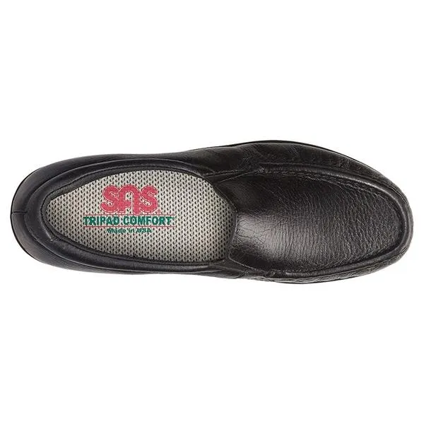 SAS Twin Loafer Black Leather (Women's)