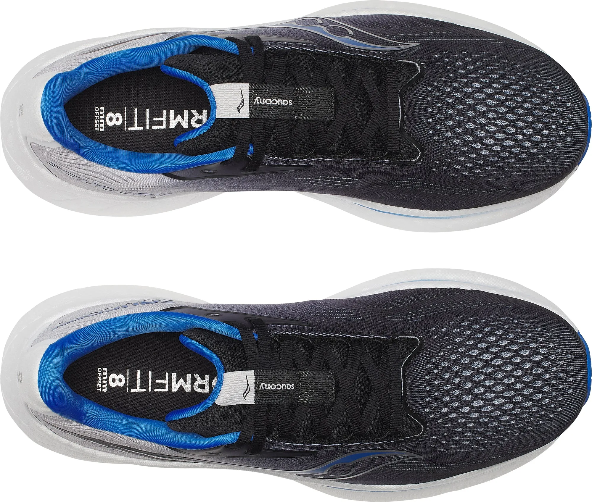 Saucony Ride 18 Mens Running Shoes - Black Running Shoe Sole Inserts