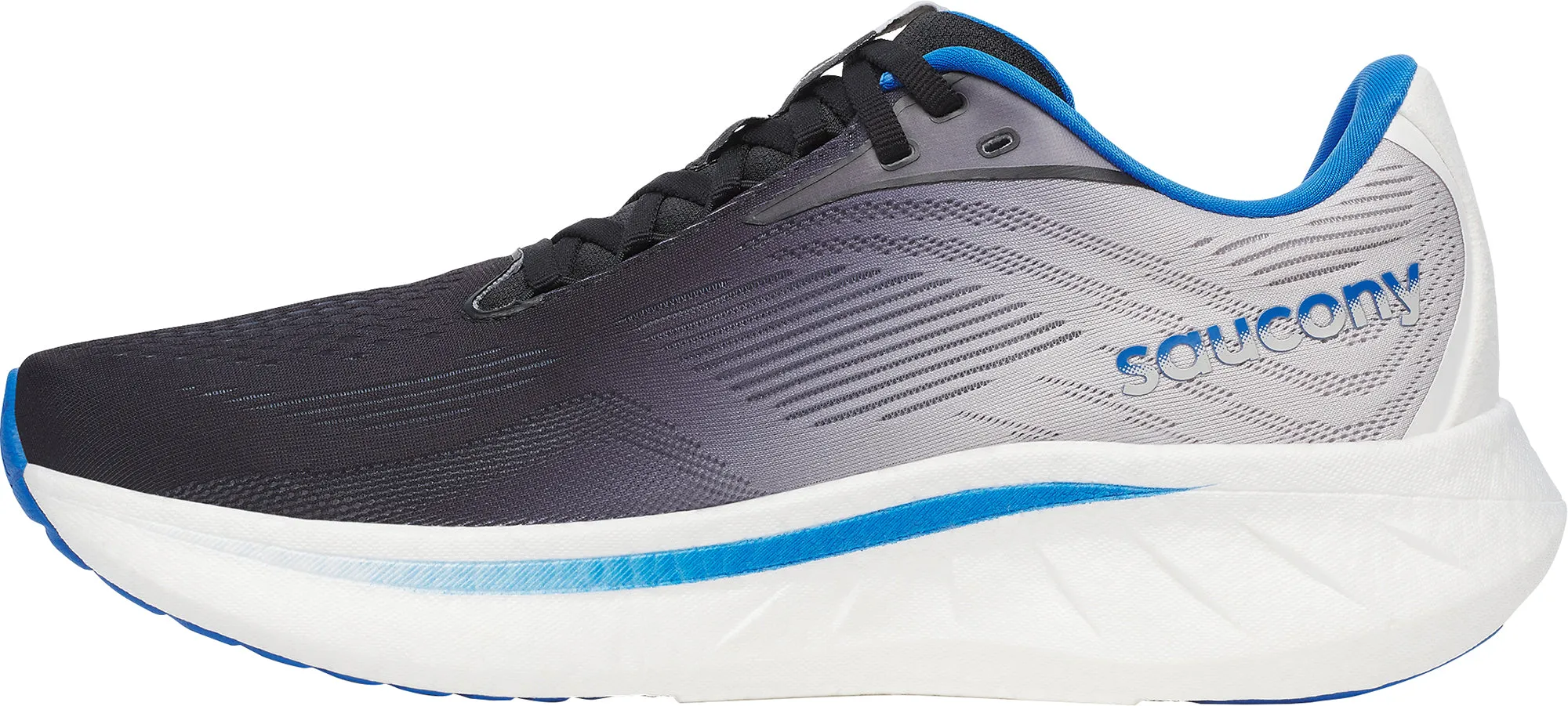 Best Running Shoes 2021 Saucony Ride 18 Mens Running Shoes - Black