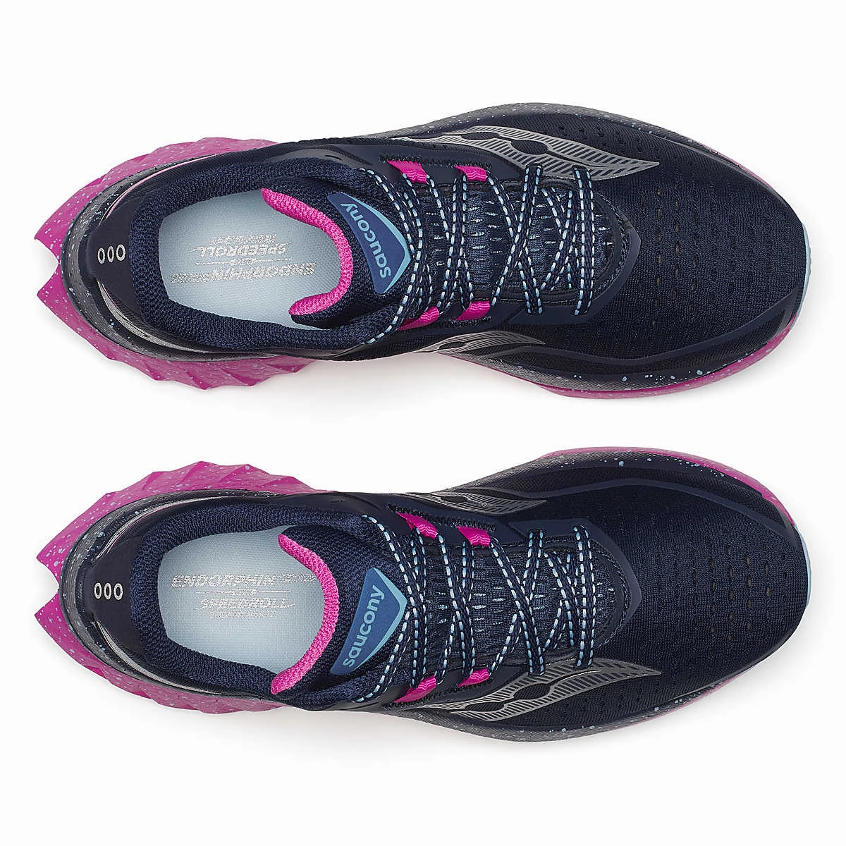Christmas Running Shoes Saucony Endorphin Speed Women' Running Shoes Navy Fuschia