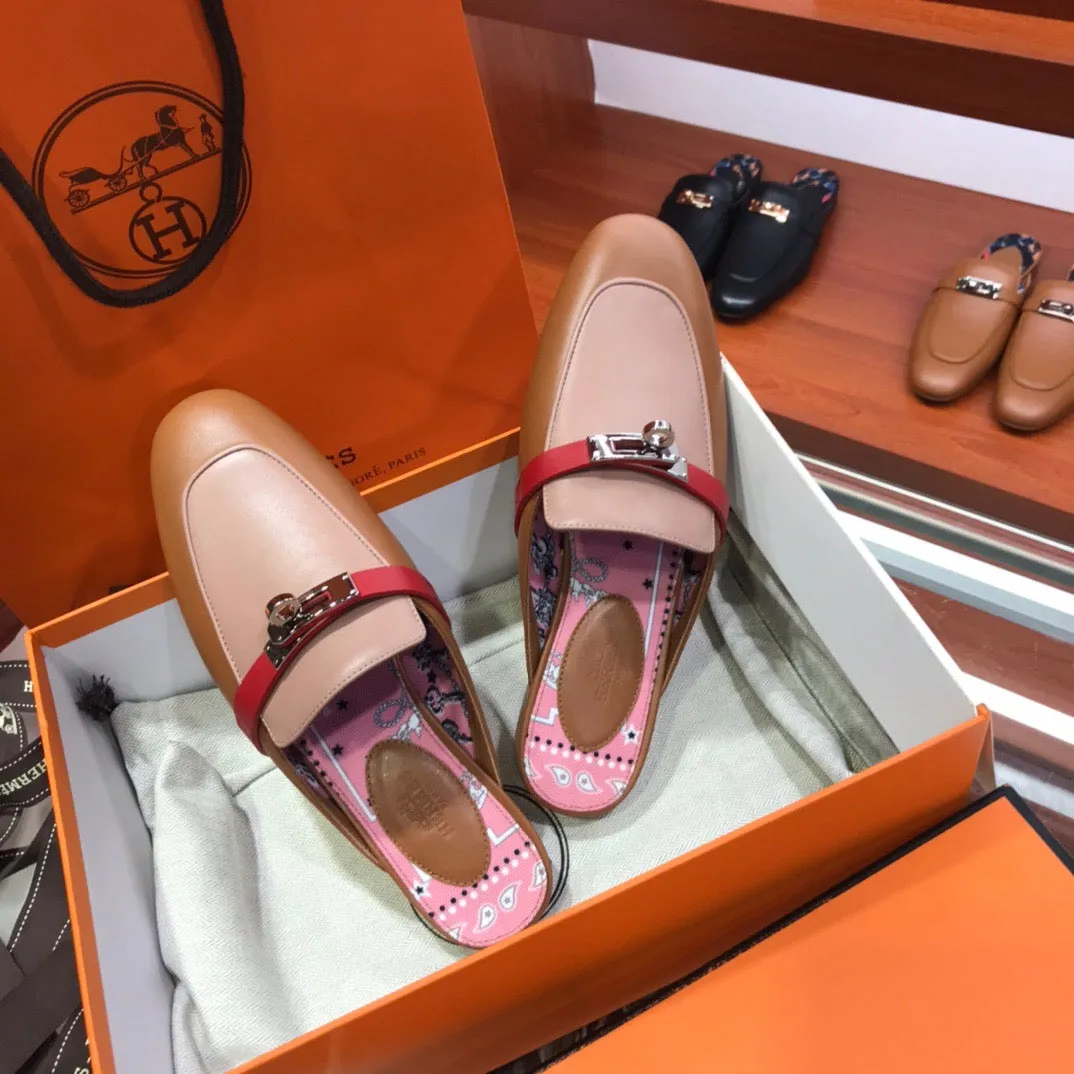 SE545 Size5-10 Material: Cowhide Lining: Canvas Sole: Italian leather Easy Knitted Slippers Pattern Free