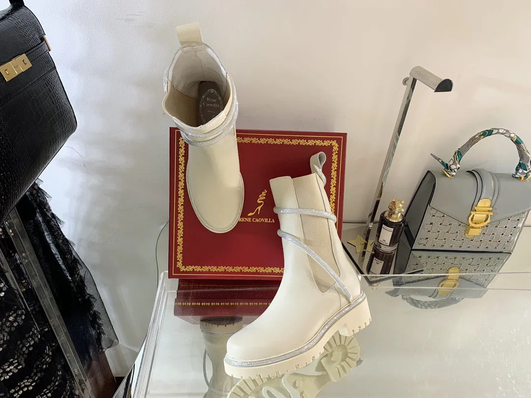 SE665  Size 4-11 Ostrich Boots