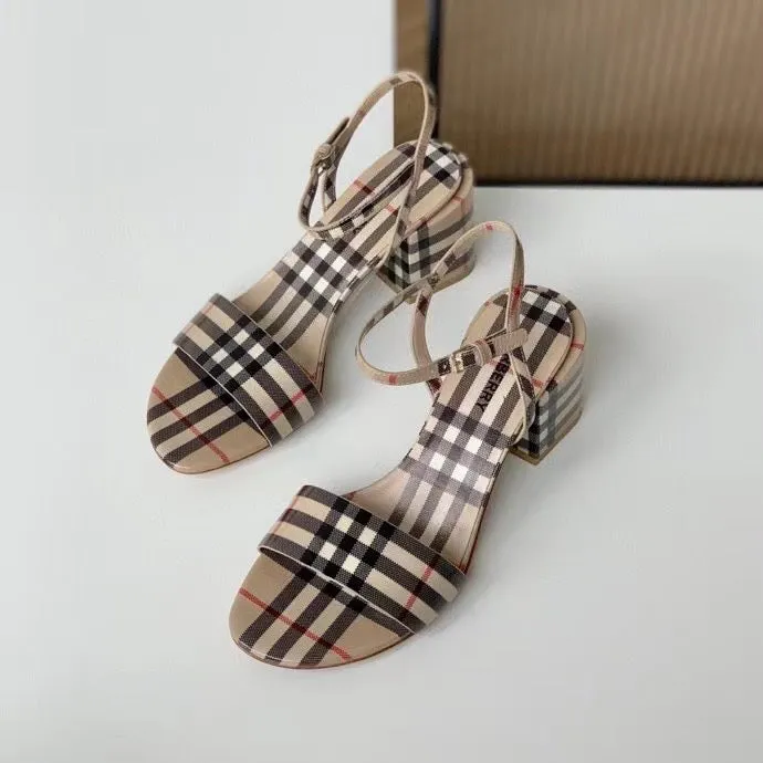 Melissa Possession Sandals SE873 BUR Vintage Check Patent Leather Sandals / Size5-8