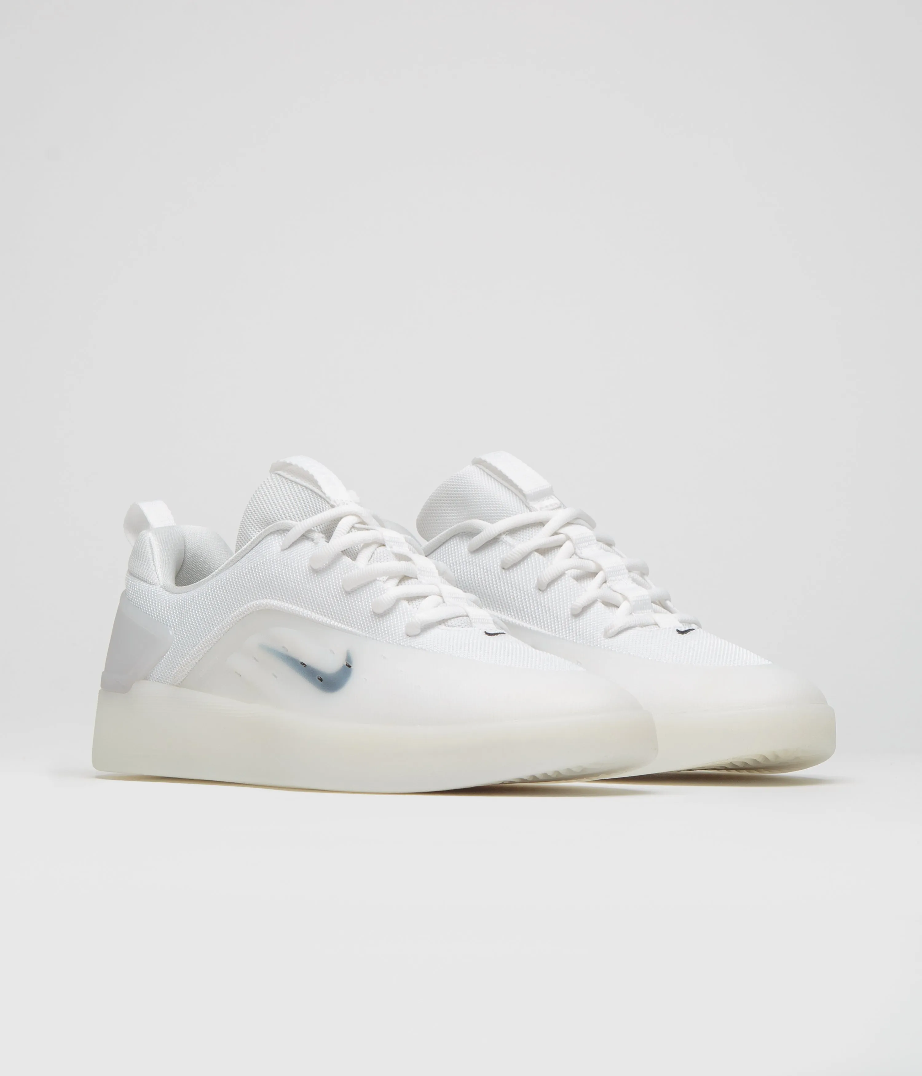 Shop Deals On Nike Air Max Shoes Nike SB Nyjah 4 Shoes - White / Black - White - Black