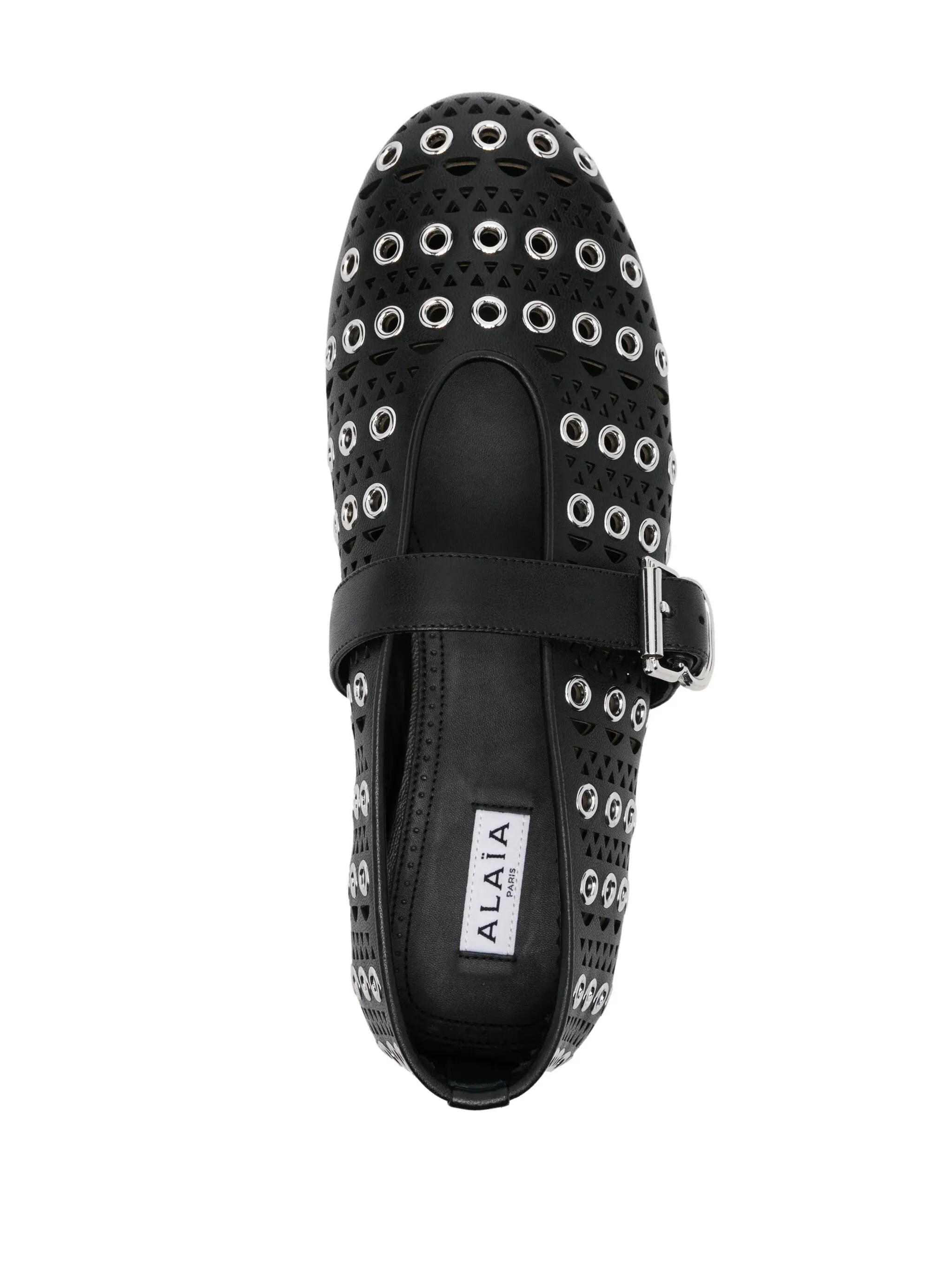 eyelet-embellished ballet flats Daily Shoes For Flat Feet