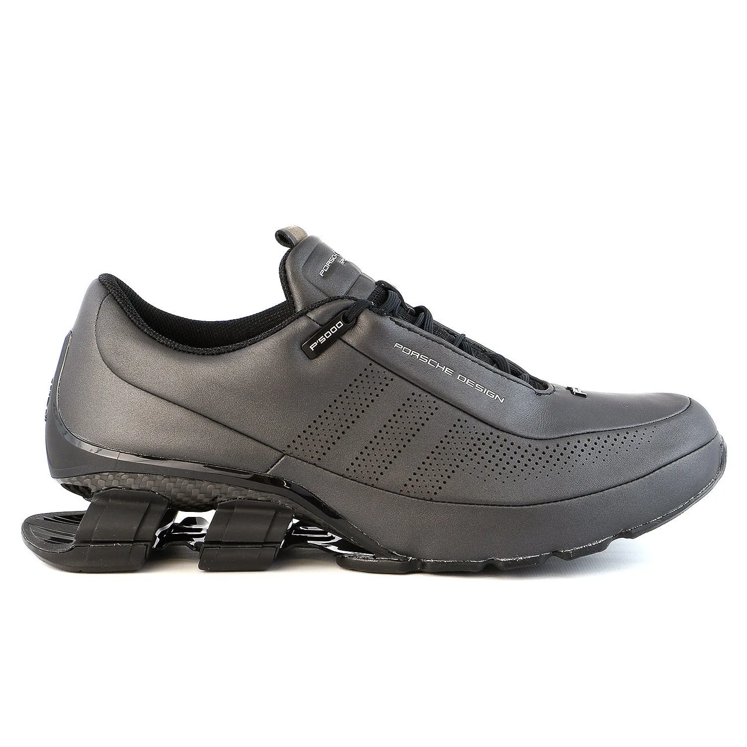Adidas Hard Shell Shoes Porsche Design Bounce:S4 Sneaker Leather Shoes Leather - Black - Mens