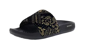 Skechers X Snoop Dogg: Low Slider- Velvet Paisley Men's Sandals Porn Sandals