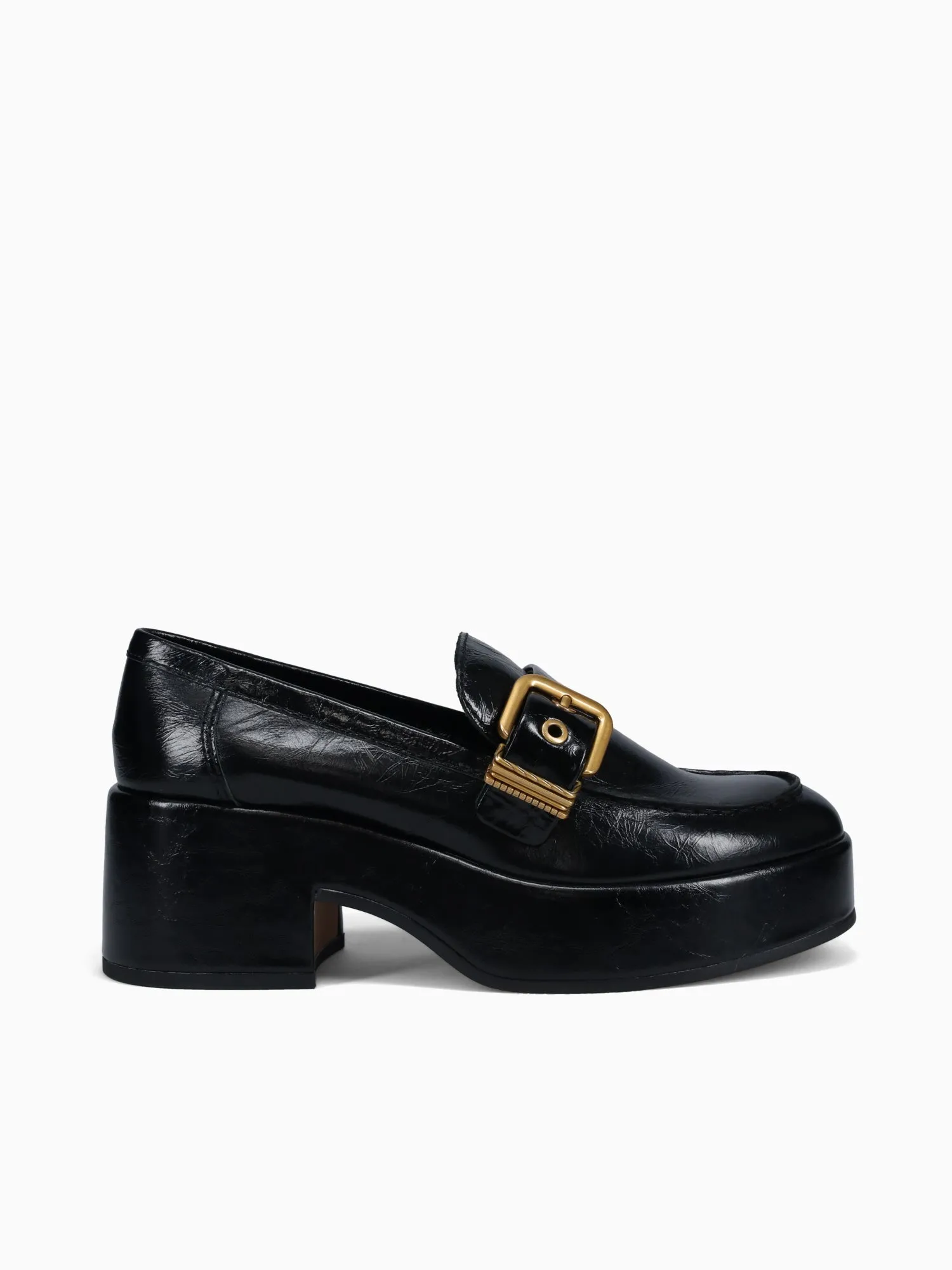Nordstrom Rack Loafers Yonder Black Crinkle Patent