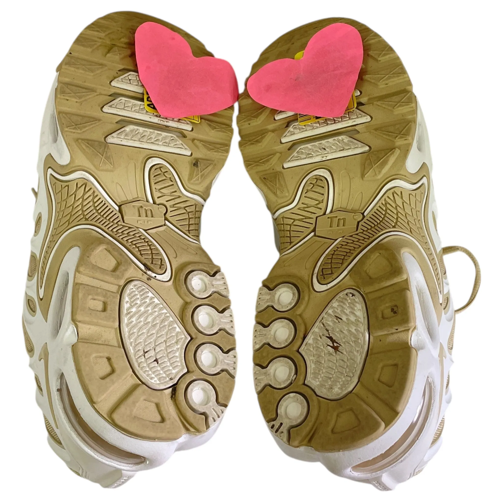 Back To The Future Nike Shoes Shoes Athletic By Nike In Tan & White, Size:6.5