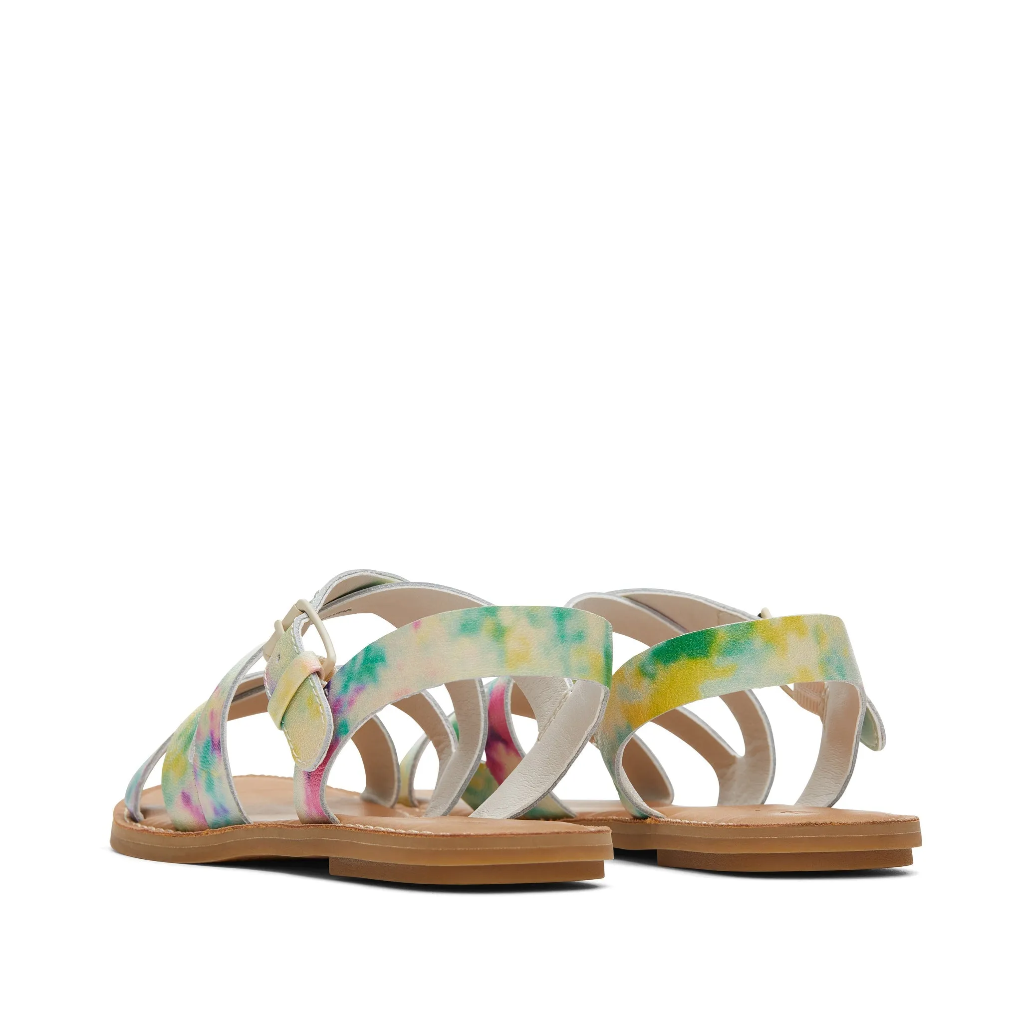 Sicily Tie Dye Leather Sandal Sandals Show