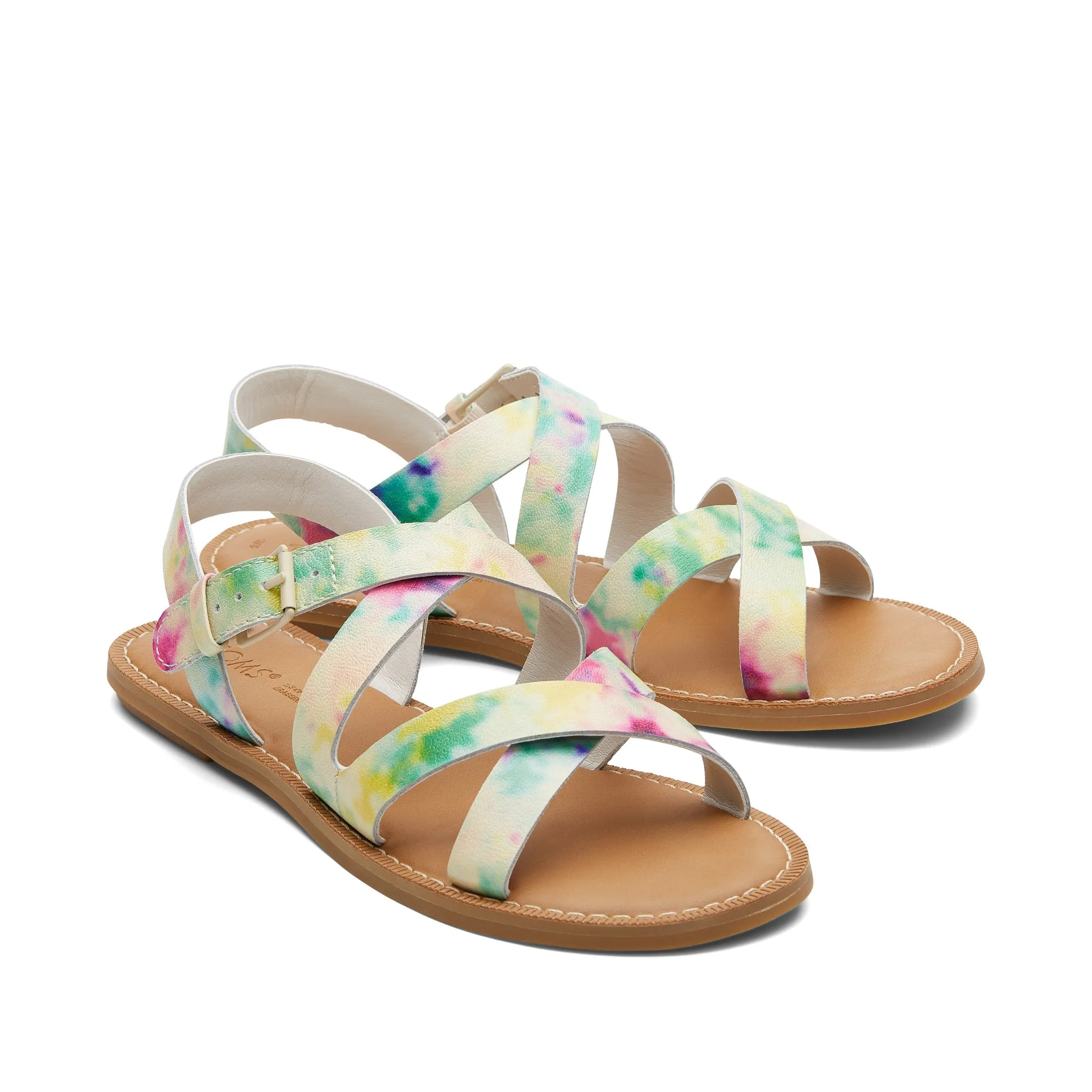 Sandals Pattern Sicily Tie Dye Leather Sandal