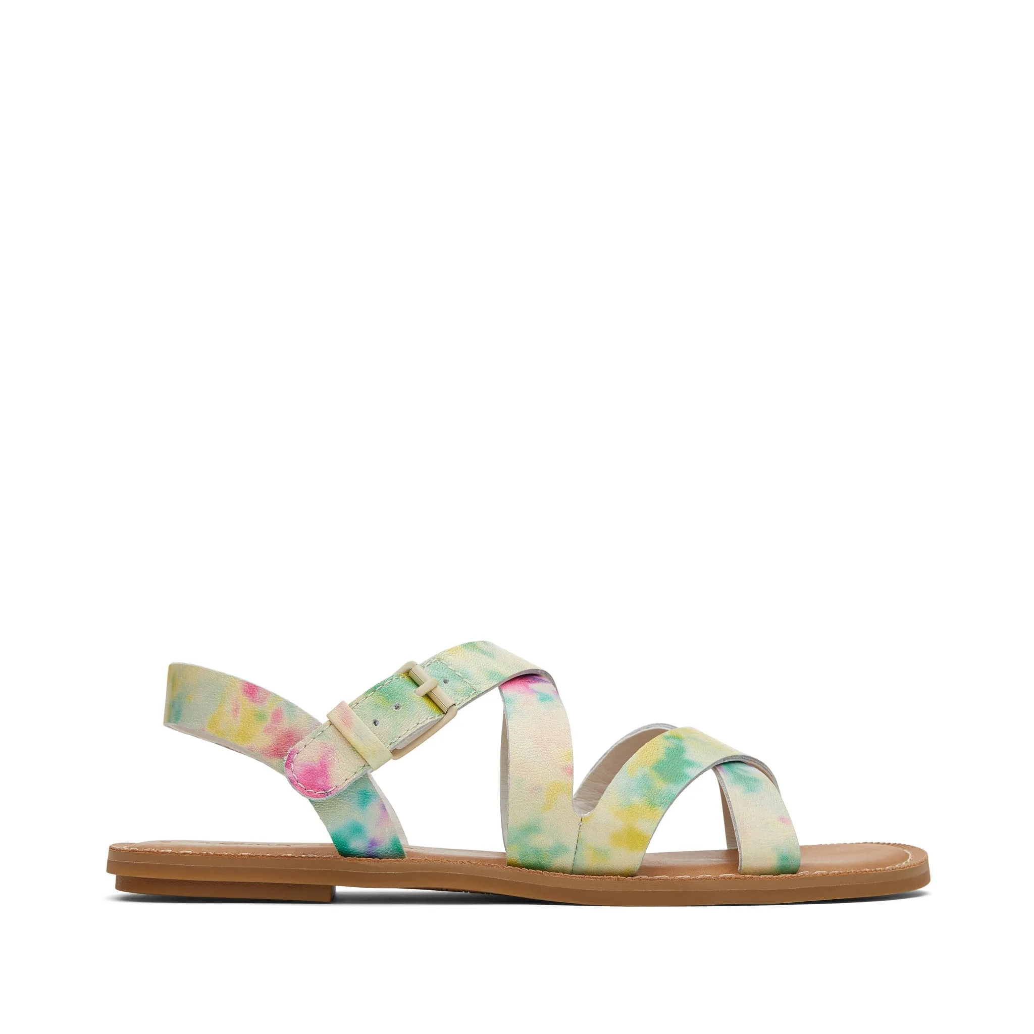 Sicily Tie Dye Leather Sandal Dress Sandals