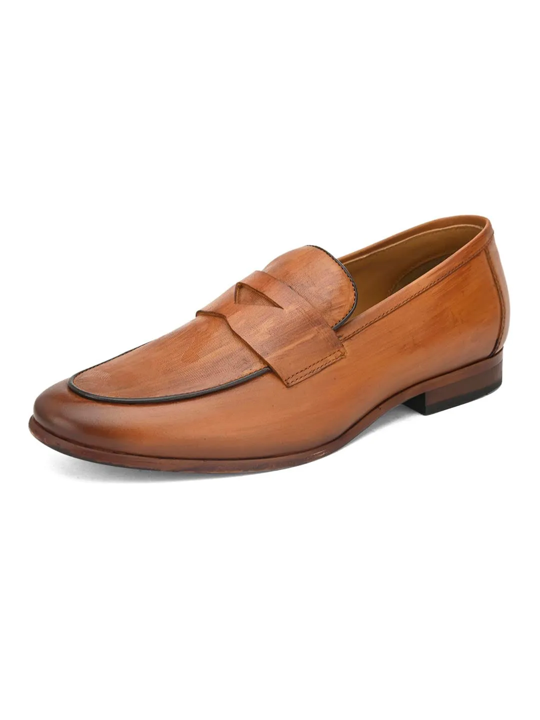 Loafers Allen Edmonds Alberto Torresi Genuine Leather Tan Loafers For Men