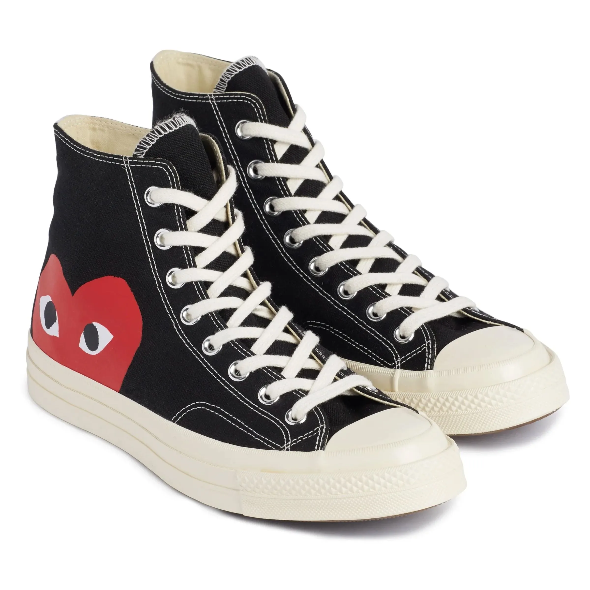 Casual Skateboarding Shoes Black High Top Sneakers