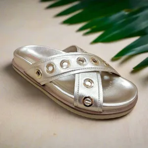 2 Inches Platform Sandals GIOSEPPO - Hiles - Platino