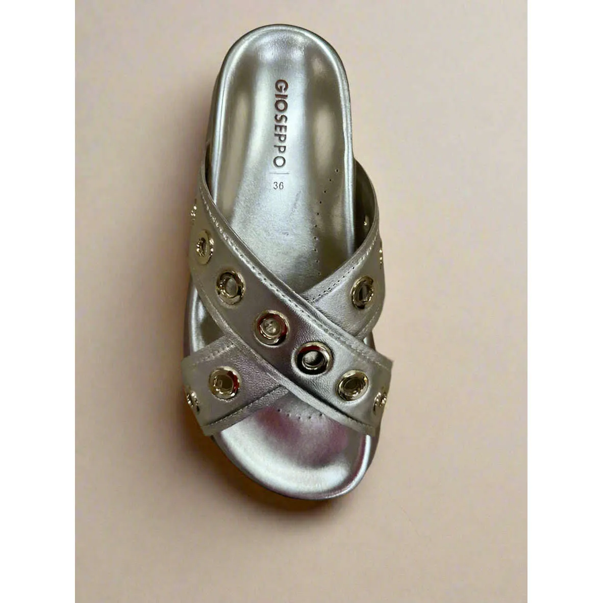 Sandals Over Water Bungalows GIOSEPPO - Hiles - Platino