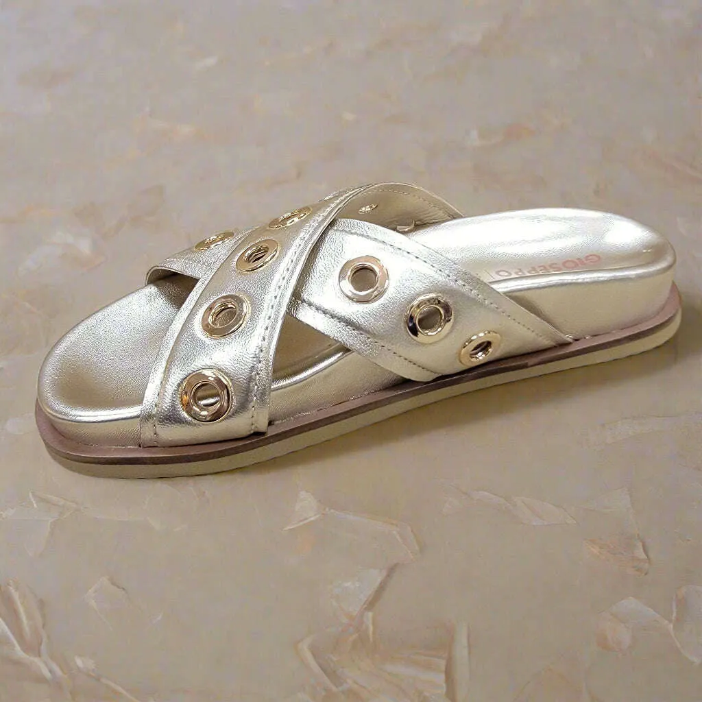 Trendy Sandals 2025 GIOSEPPO - Hiles - Platino