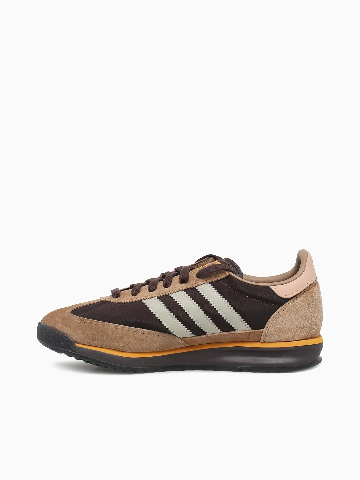 Working Out In Flat Shoes Sl 72 Rs Brown Putty leather