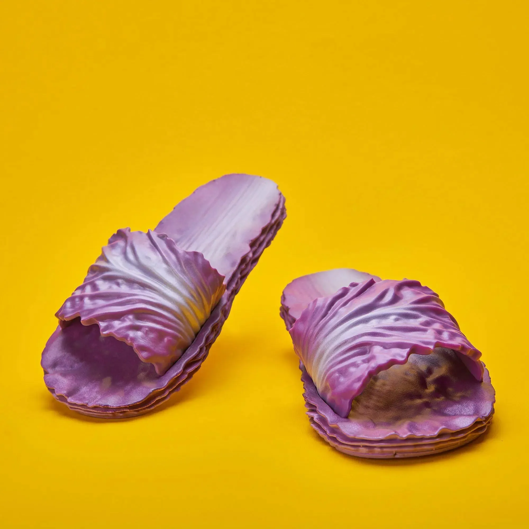 Coddies Cabbage Slides Flat Prom Shoes