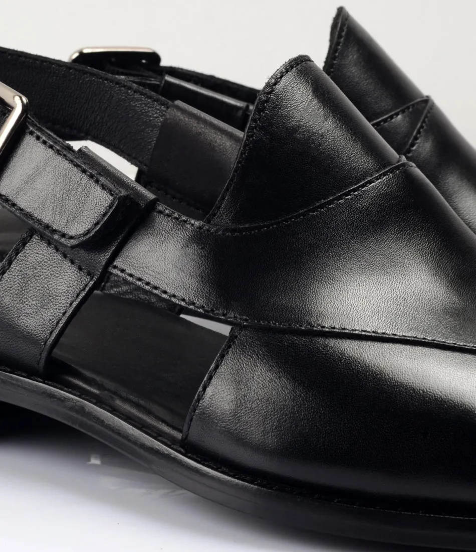 Nine West Heeled Loafers Leather Peshawari - Black