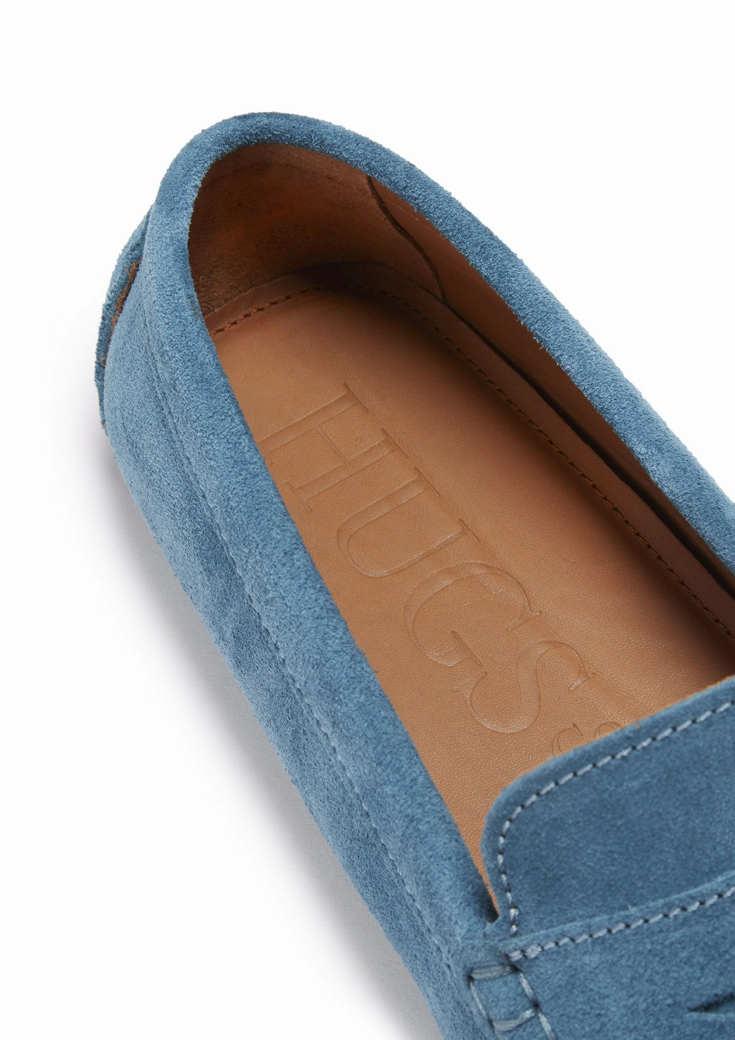 Penny Driving Loafers, petrol blue suede Affordable Loafers