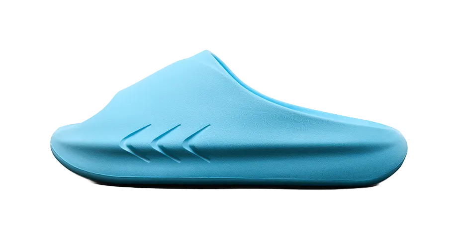 Rigorer Shark Slides - Light Blue Slide Slippers for Unisex Goga Mat Slippers