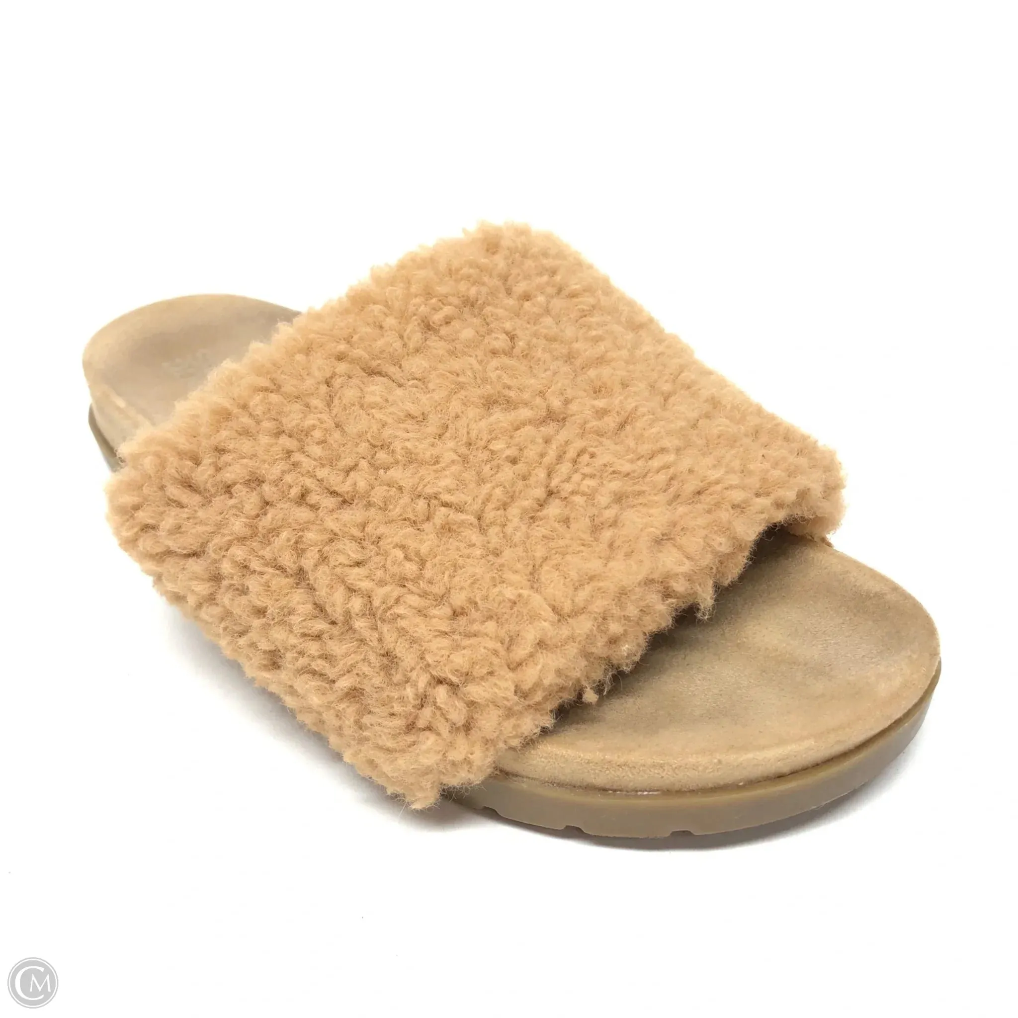 Slippers By Stars Above In Beige Lam Slippers