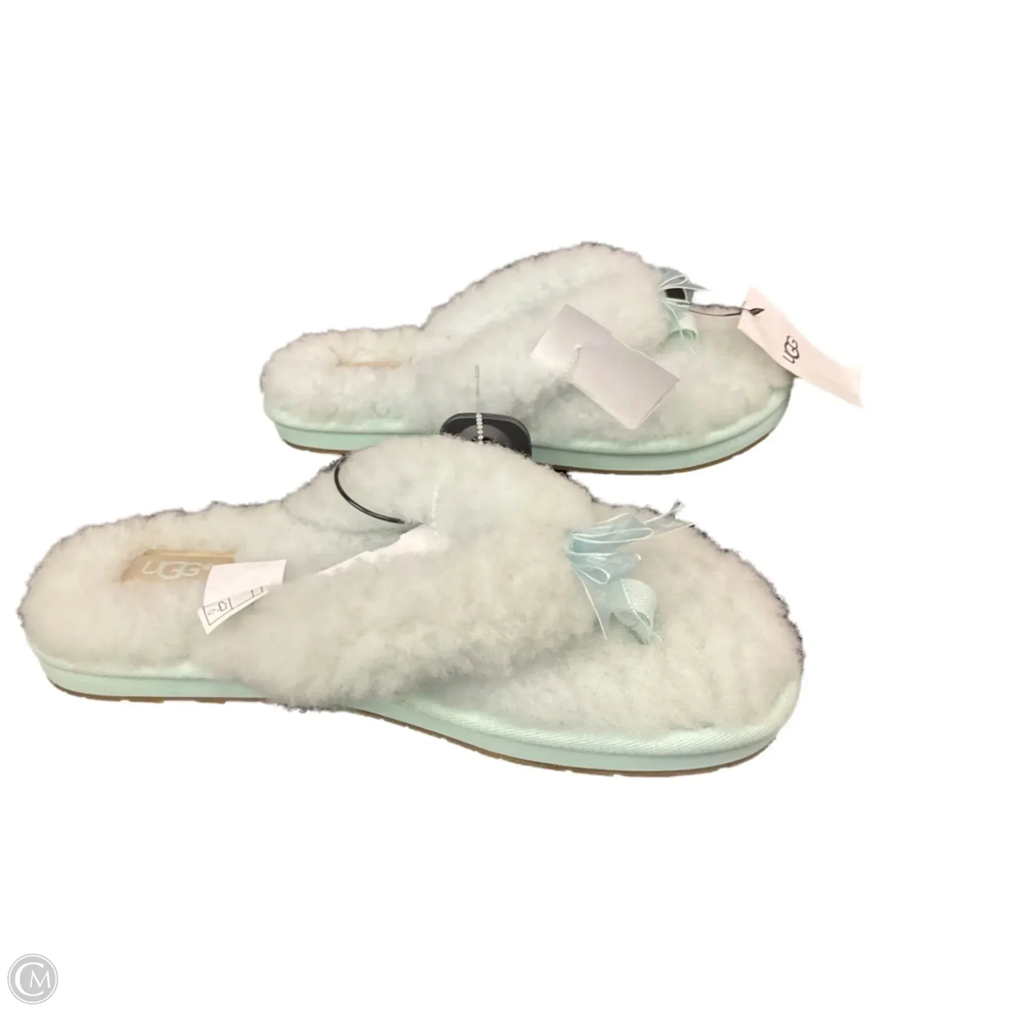 Comfortable  Slides For Walking Slippers Designer By Ugg In Green size 8