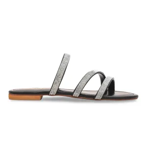 Slippers Size Up Or Down Black Fancy Slipper FN7697