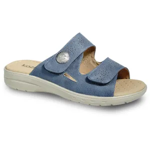 Crocs Slide Sandals kozi Women Sandal OY5125 Comfort Wedge Sandal Navy