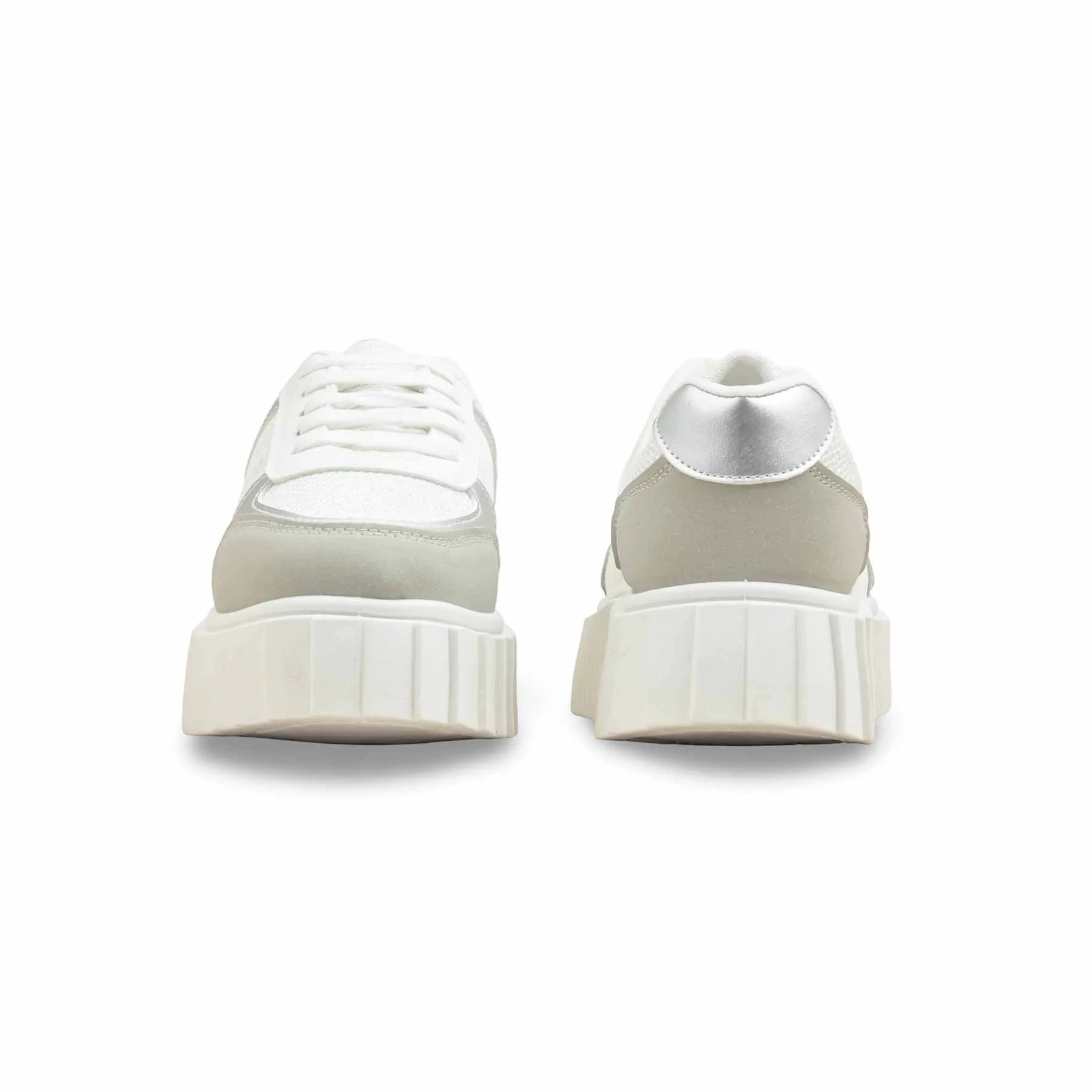 White Casual Women Sneaker AT7491 Campus Sneakers
