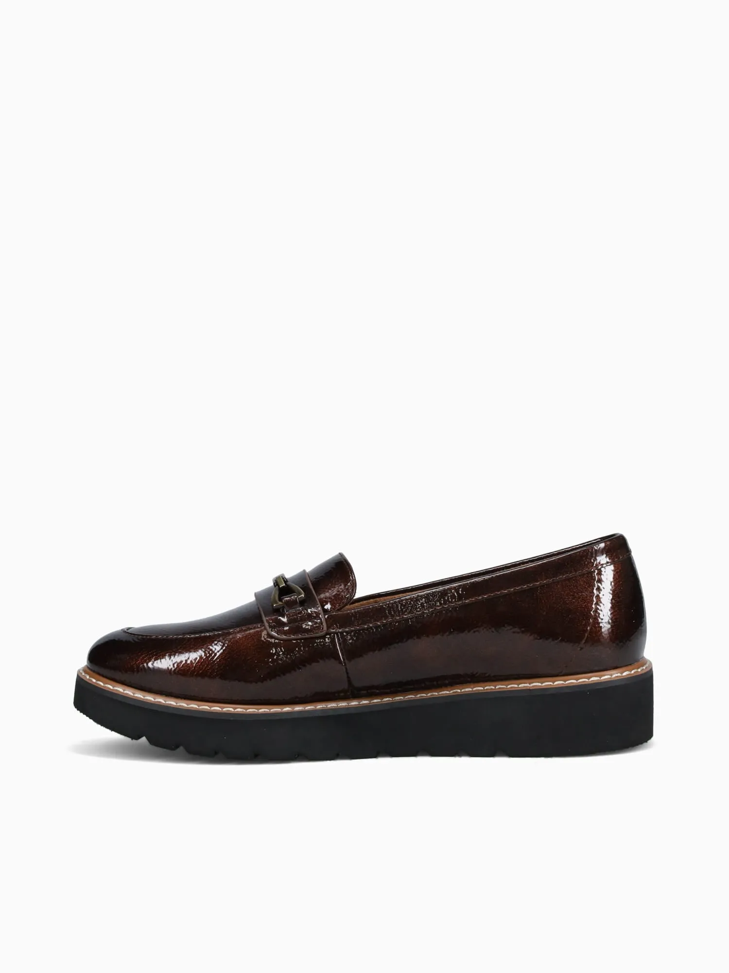 Elin Brown Tan Loafers