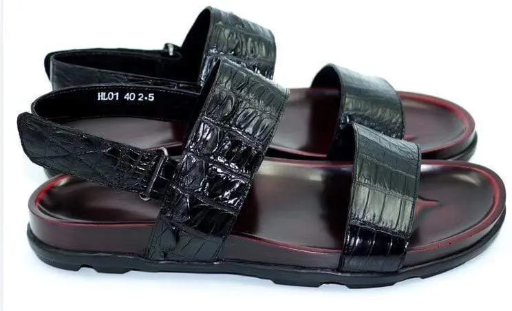 Crocodile Shoes Crocodile Leather Sandals Sandals Grand Antigua