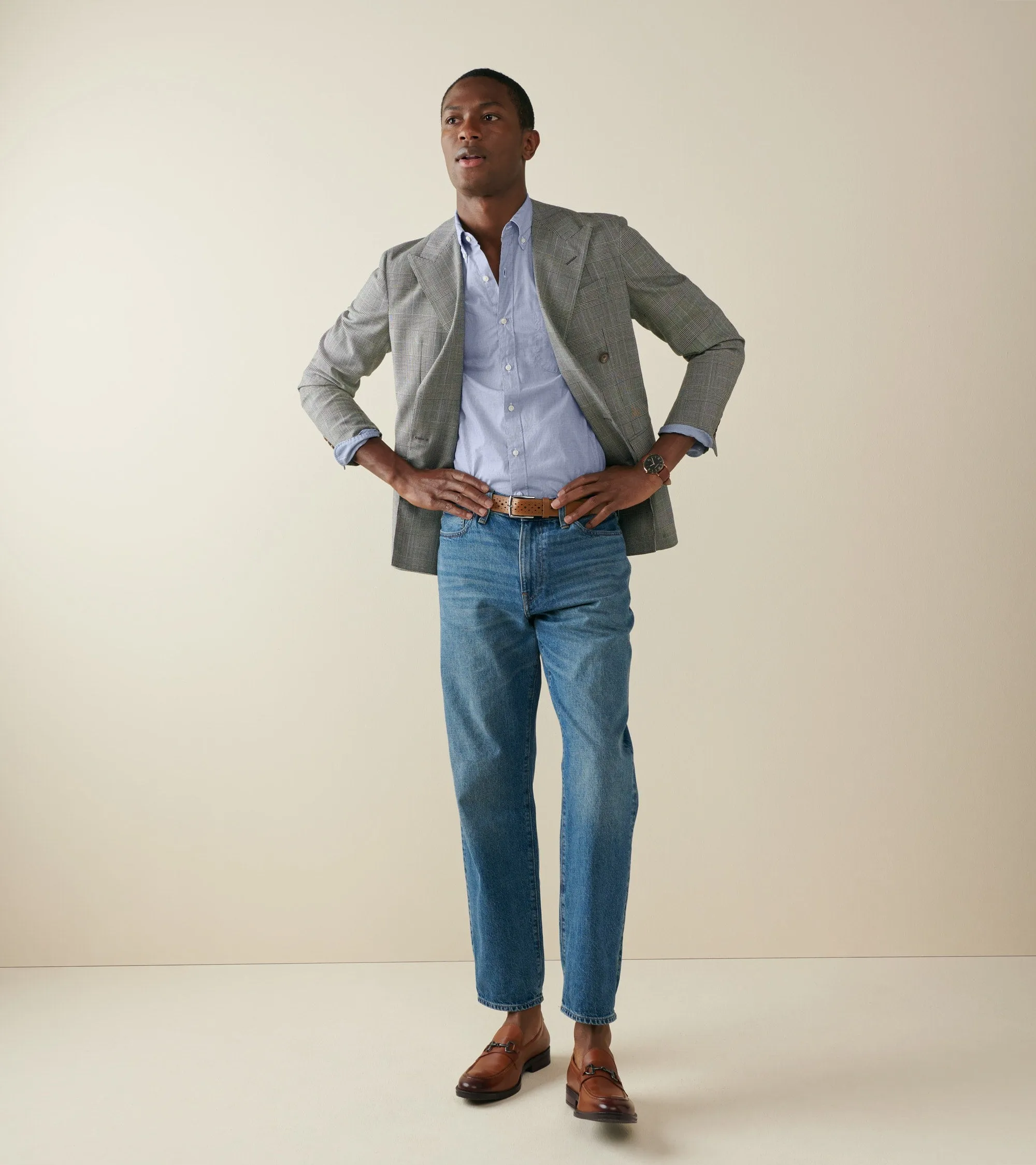 Embellished Loafers Men's Modern Essentials Bit Loafers