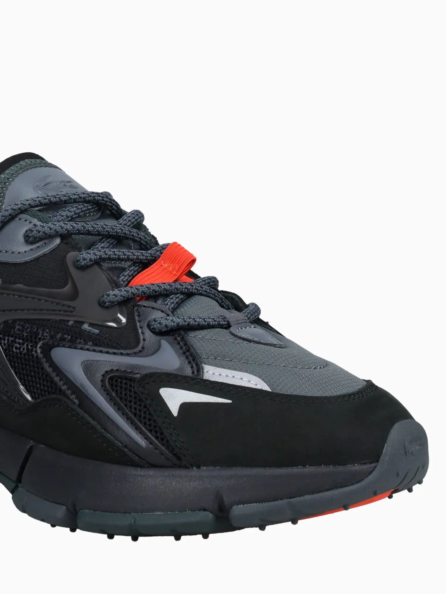 L003 Neo Tech Black Orange textile Best Flat Squat Shoes